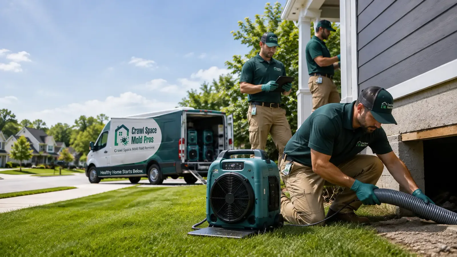 Crawl Space Mold Removal in Davisburg, MI